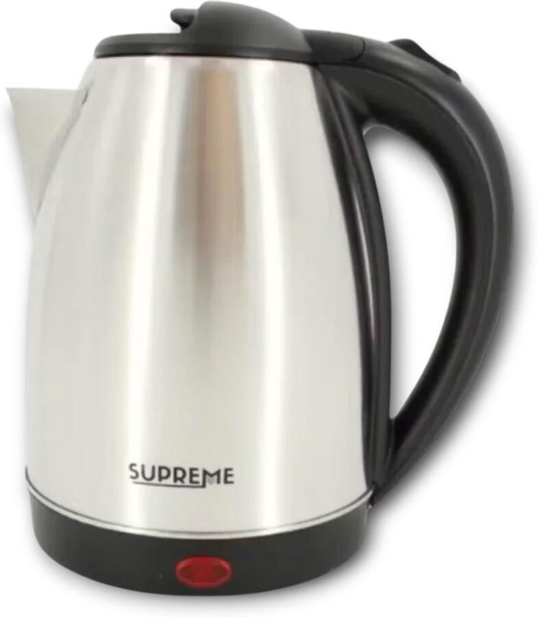 Elektrische Waterkoker – (1.8L) – RVS – Zilver Zwart – 360° Basis