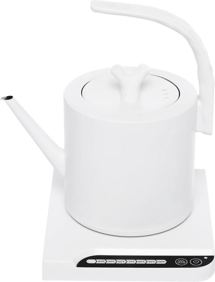 Elektrische Waterkoker 1L met Instelbare Temperatuur 1000W Roestvrij Staal