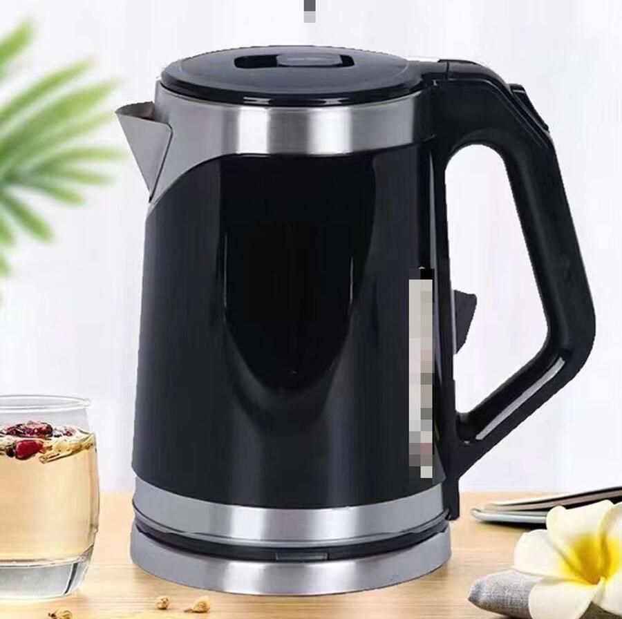 Elektrische waterkoker 2 0L roestvrijstalen waterkoker huiselijk kokendwaterkoker automatische uitschakeling dubbelwandig tegen verbranding stijl 1