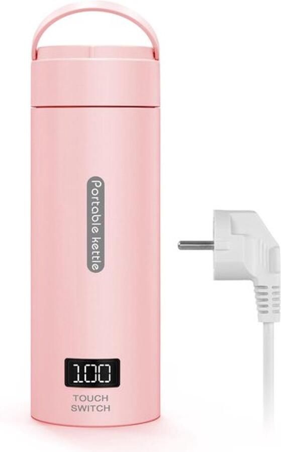 Elektrische waterkoker 380 ml mini elektrische ketel 220 V 300 W thermoskan 304 roestvrijstalen voering kleine draagbare elektrische waterkoker met automatische uitschakeling