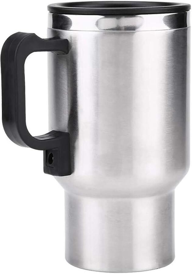 Elektrische Waterkoker 450ml 12V 60W Roestvrijstalen Auto Waterkoker Draagbare Auto Elektrische Waterkoker voor Heet Water Koffie Thee Dranken