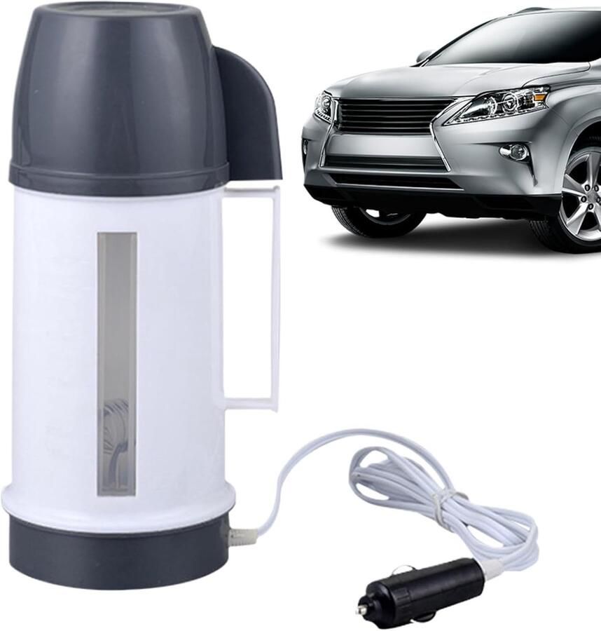 Elektrische Waterkoker Auto Waterkoker Reizen en Camping Dubbele Spanning 31x13x13 cm Zwart