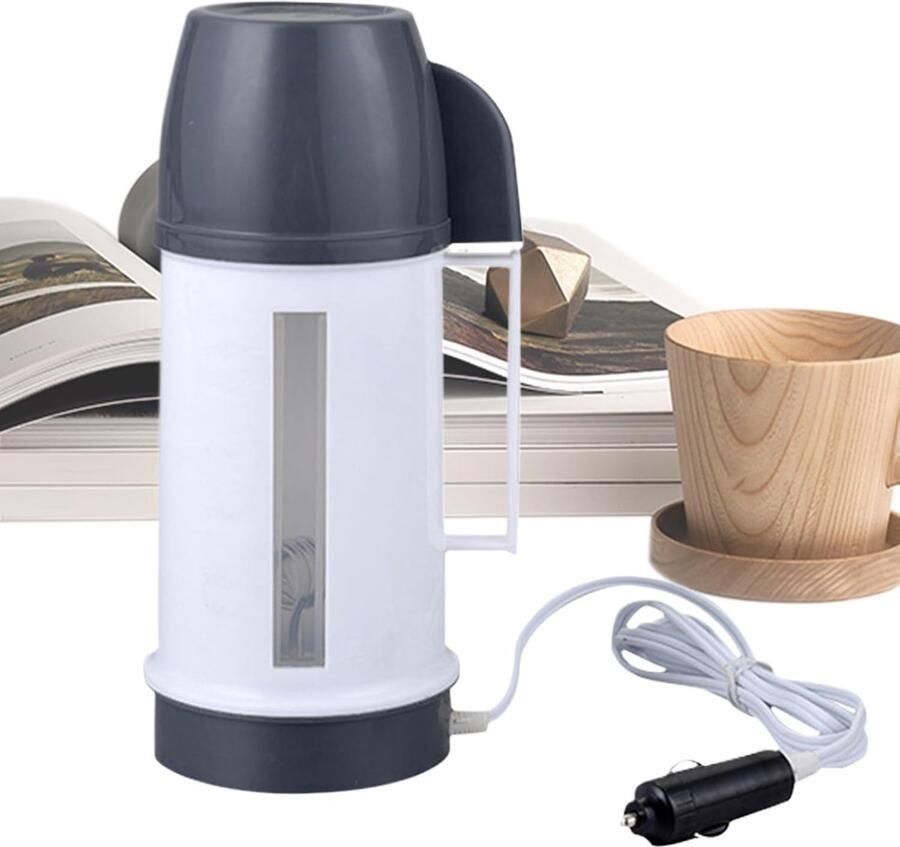Elektrische Waterkoker Auto Waterkoker Reizen en Kamperen Dubbele Spanning Compatibiliteit 31 x 13 x 13 cm
