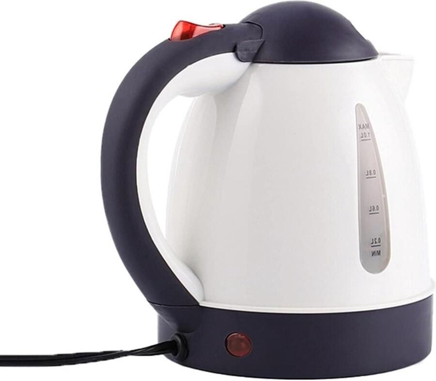 Elektrische Waterkoker Auto Waterkoker Warm Water Meenemen Snelkoker Functie 1000 ml Wit