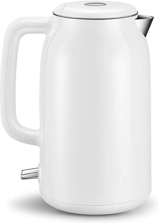 Elektrische Waterkoker Boiler Waterkoker Snel Water Koken Anti-broei Dekselknop 1.8 Liter Wit
