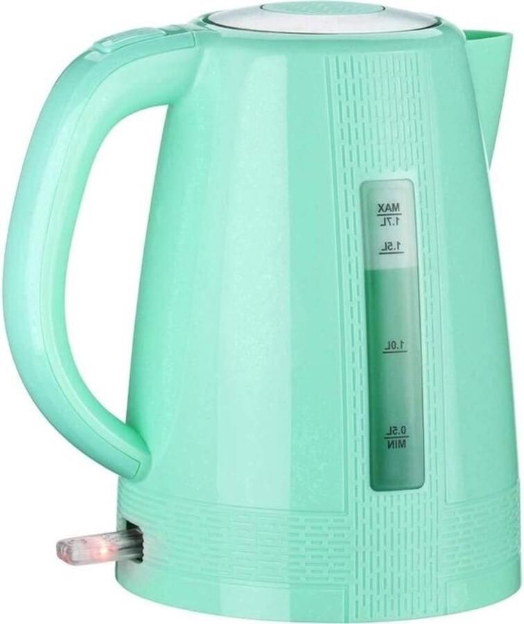 Elektrische waterkoker Draadloze ketel Water snel koken Grote inhoud 1.7 Liter Mintgroen