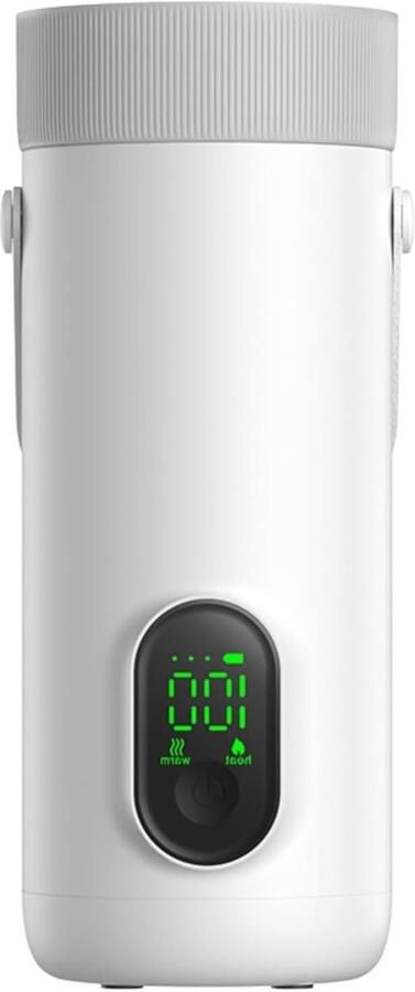 Elektrische Waterkoker Draagbare Koker Warm Water Onderweg Temperatuurregeling 350 Ml Zwart