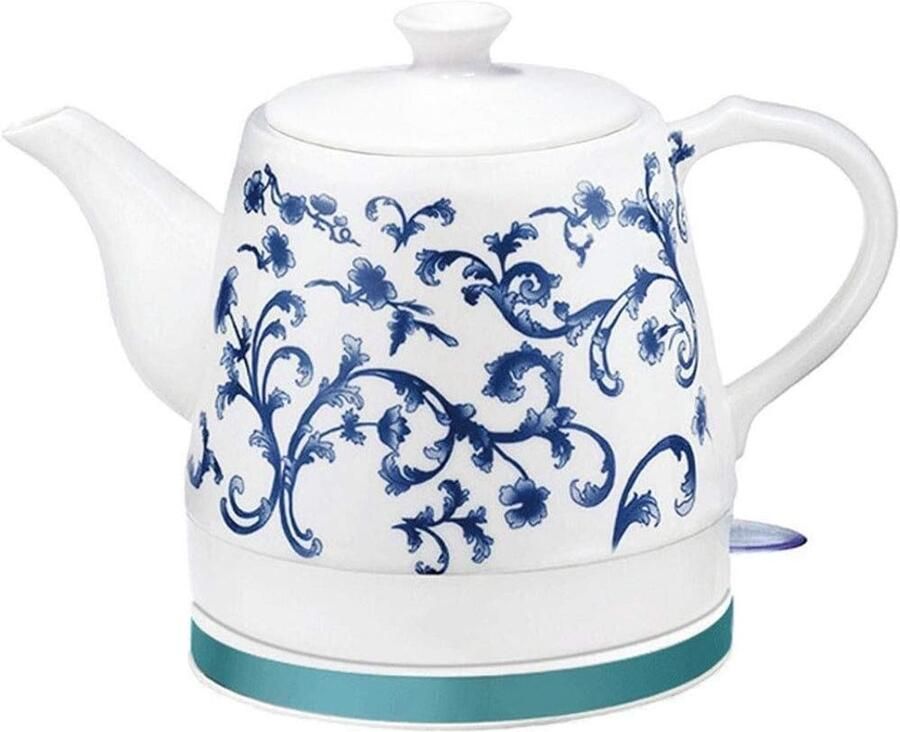 Elektrische Waterkoker Draagbare Theepot Snel Water Koken Automatische Uitschakeling 12 Liter Blauw