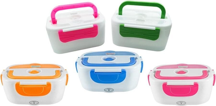 Elektrische Waterkoker Draagbare Verwarmer Eten Warm Houden Lichtgewicht Ontwerp 1 Liter Groen