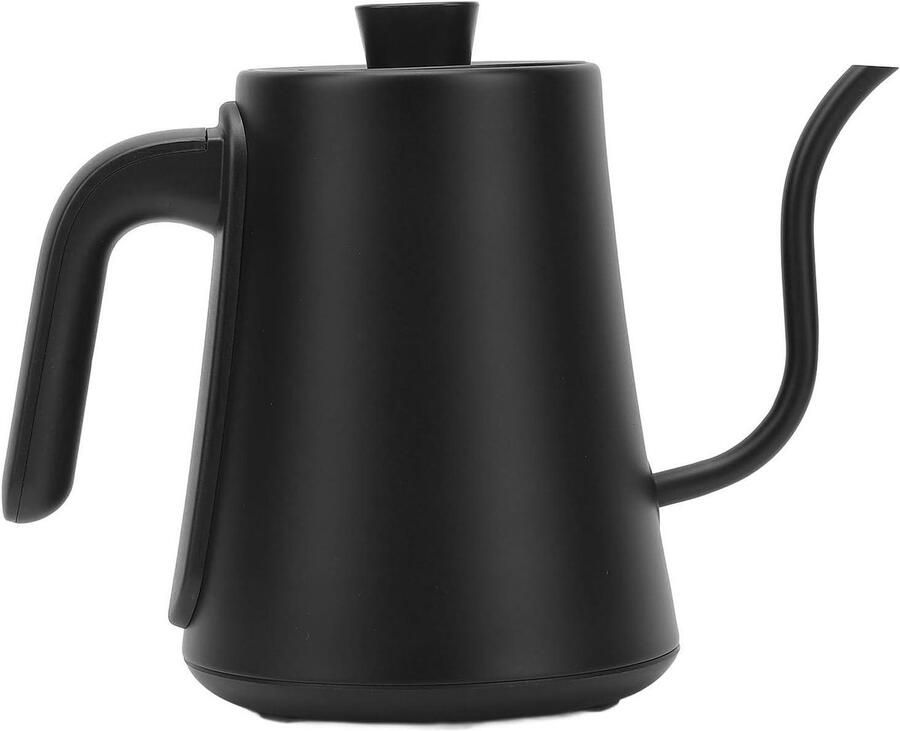 Elektrische Waterkoker Giet over Ketel Koffie Zetten Vijf Temperatuur Instellingen 1000 Ml Zwart