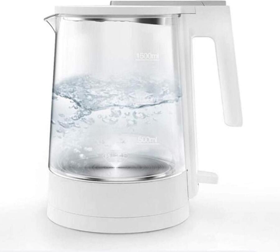 Elektrische Waterkoker Glazen Ketel Snel Water Koken Automatische Uitschakeling 1.5 Liter Transparant