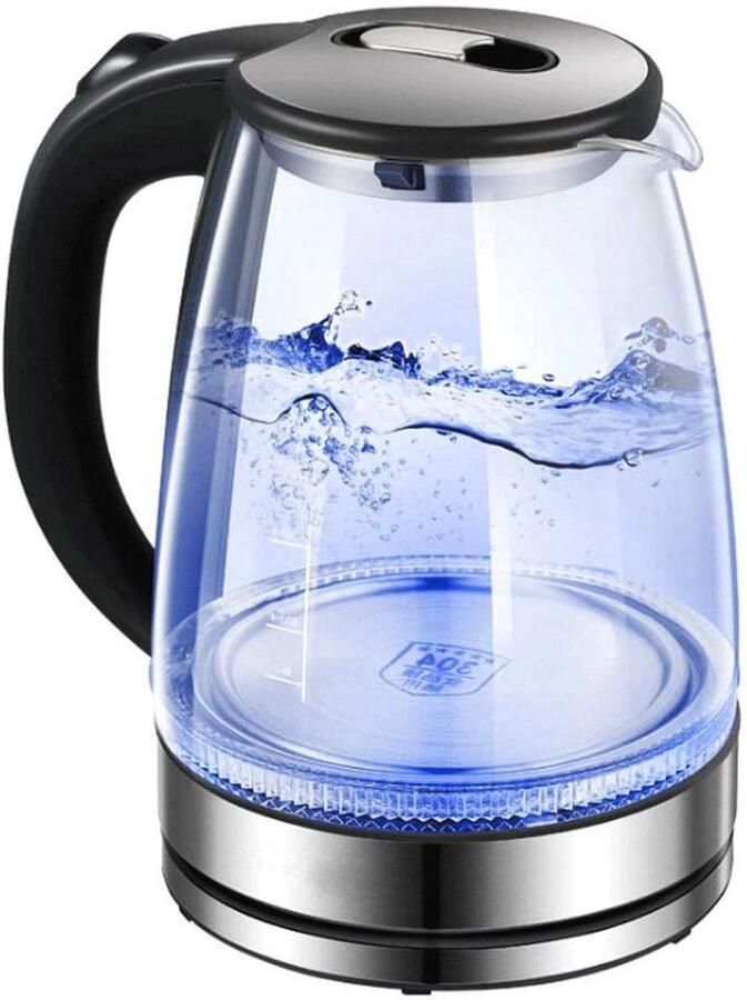 Elektrische Waterkoker Glazen Waterkoker Snel Water Koken LED Verlichting Indicator 17 Liter Roestvrij Staal