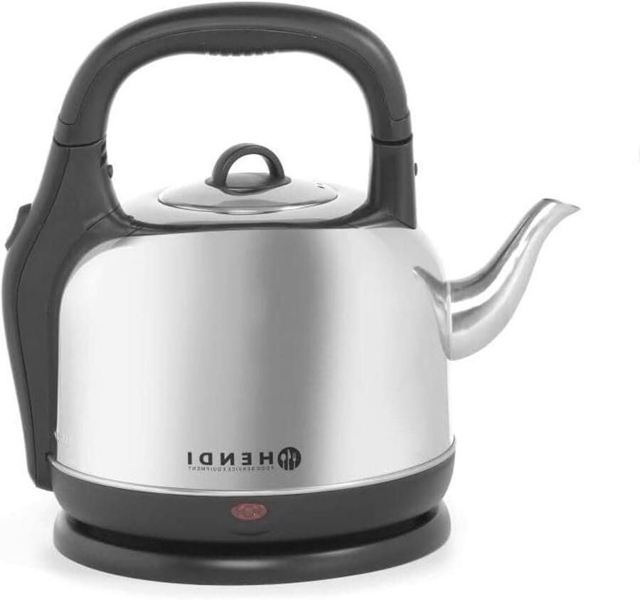 Elektrische Waterkoker Grote Ketel Snel Water Koken Dubbele Droogkookbeveiliging 4.2 Liter Zilver