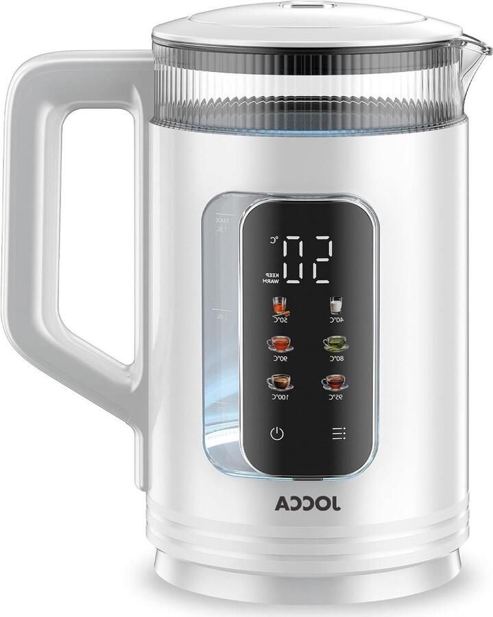 Elektrische Waterkoker Snel Water Koken Dranken Bereiden Temperatuurregeling Touchscreen 15 Liter Zwart