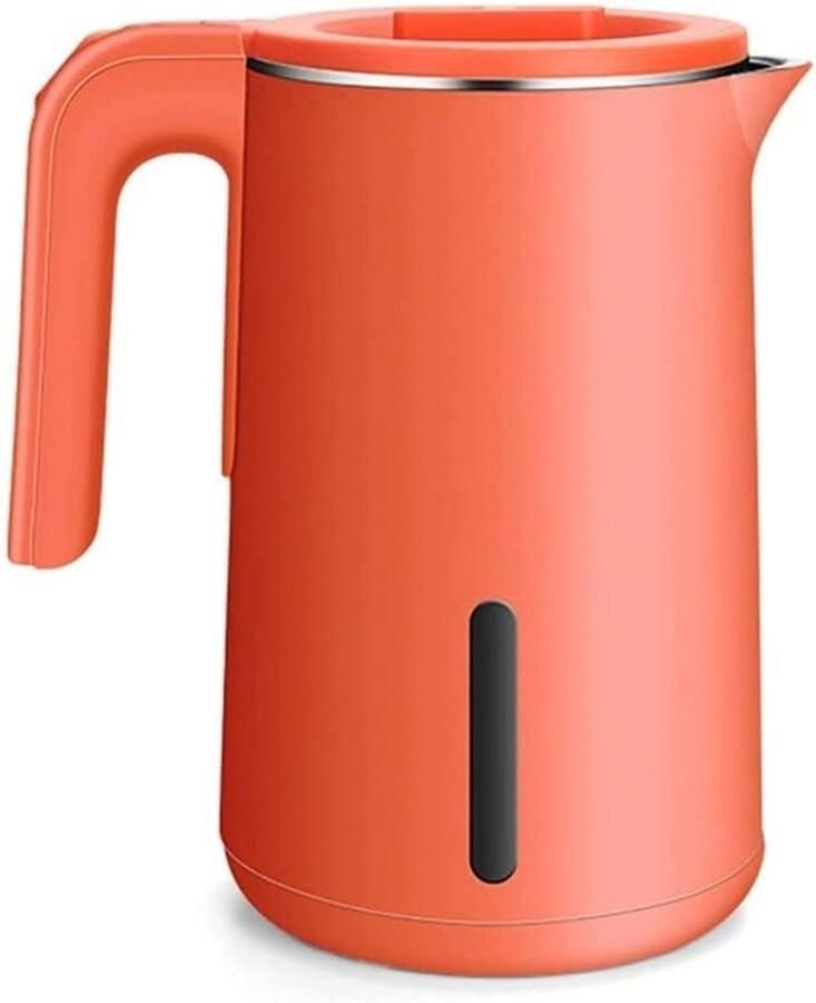 Elektrische Waterkoker Heetwaterboiler Ketel Snel Water Koken Dubbelwandig Roestvrij Staal 23 Liter Oranje