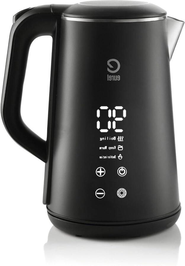 Elektrische waterkoker Heetwaterdispenser Dranken bereiden 24 uur warmhouden 1.6 liter Matzwart