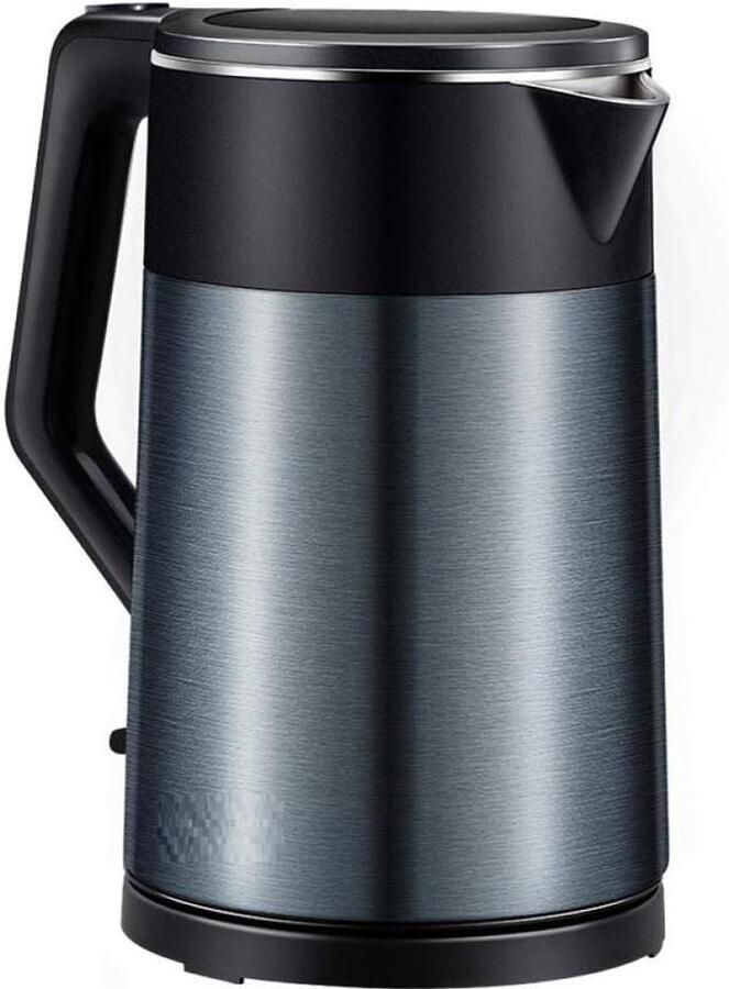 Elektrische Waterkoker Heetwaterdispenser Keuken Snel Water Koken Naadloos Dubbelwandig 1.7 Liter Blauw