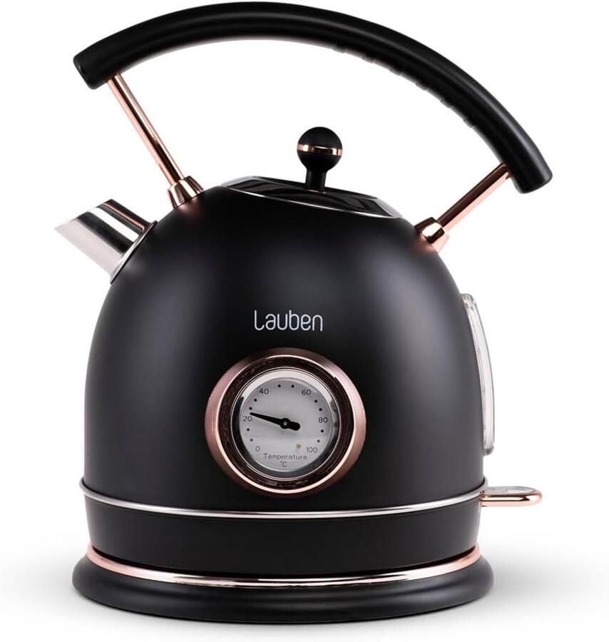 Elektrische Waterkoker Heetwaterdispenser Snel Water Koken Temperatuurweergave 18 Liter Zwart