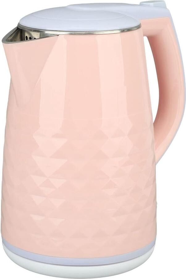 Elektrische Waterkoker Heetwaterkoker Theeketel Snel Water Koken Automatische Uitschakeling 2 Liter Inhoud Roze