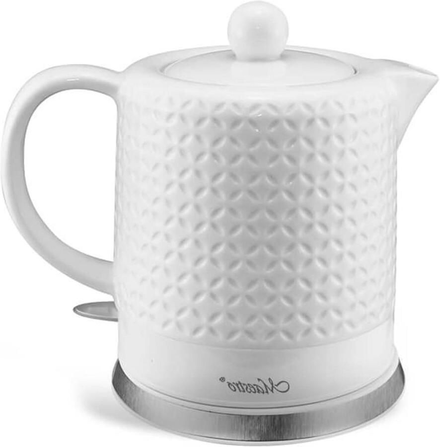 Elektrische Waterkoker Keramische Ketel Snel Water Koken Hoogwaardig Keramiek 15 Liter Wit