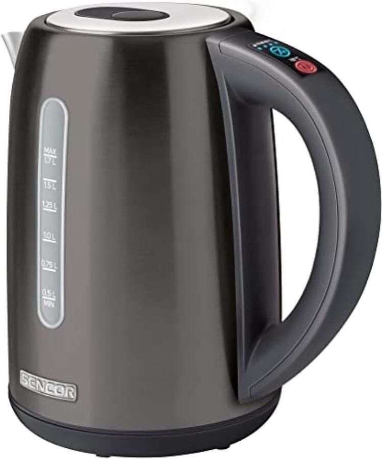 Elektrische waterkoker Kookapparaat drank Snel water koken Variabele temperatuur 17 Liter Zwart