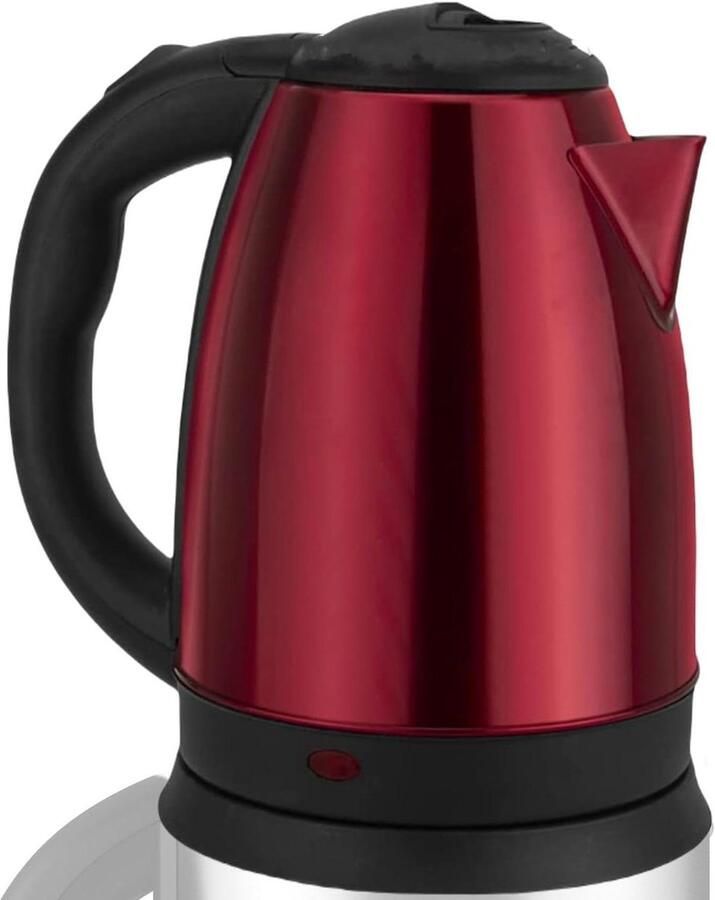 Elektrische Waterkoker Kookketel Rood Snel Water Koken Roestvrij Staal 17 Liter Rood