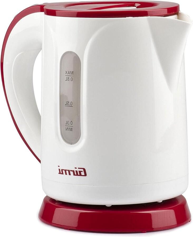 Elektrische Waterkoker Kookketel Water Snel Drank Bereiden Automatische Uitschakeling 0.8 Liter Wit