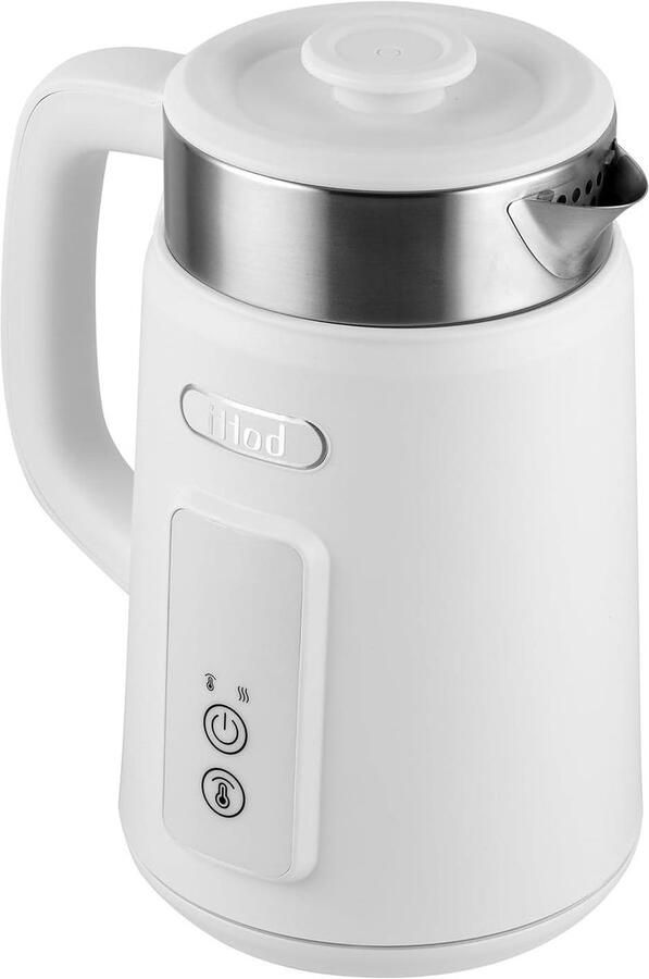 Elektrische waterkoker Kookpan Warme dranken maken Dubbelwandig design 15 Liter Wit