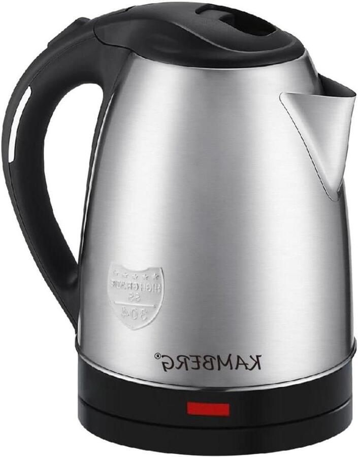 Elektrische Waterkoker Kookpot Snel Water Koken Compact Design 18 Liter Geborsteld Staal