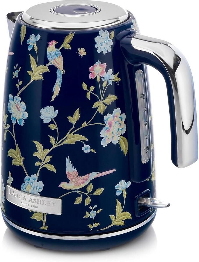 Elektrische Waterkoker Marineblauw 1.5L Snelkoker met Veiligheidsfuncties