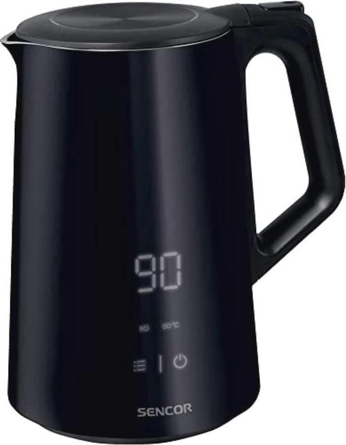 Elektrische waterkoker met instelbare temperatuur – intern ledlicht 1 5 l 2200 W