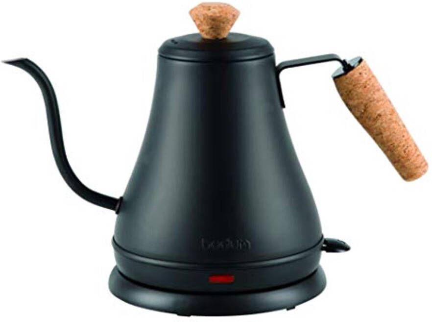 Elektrische waterkoker met lange uitloop 0 8 l 1000 W zwart