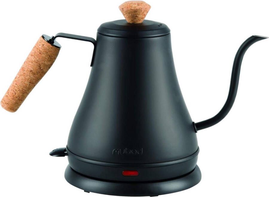 Elektrische waterkoker met lange uitloop 08 l 1.000 W zwart beste prijs