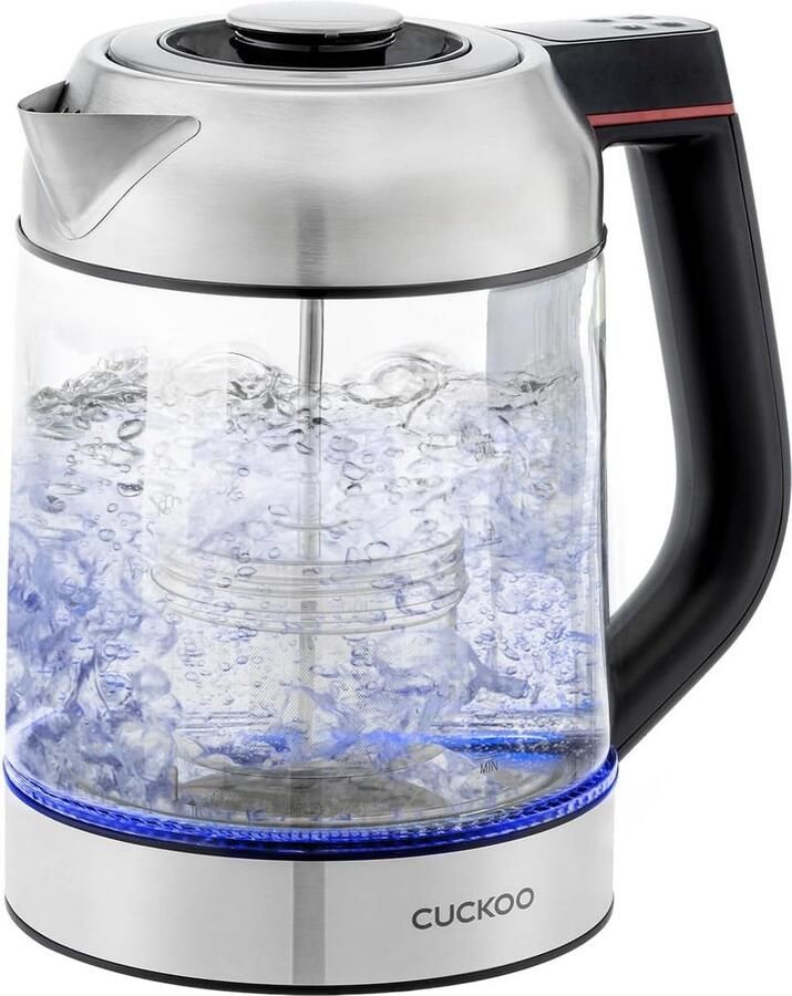 Elektrische Waterkoker met Temperatuurcontrole en Infuser 1 7 Liter Glas