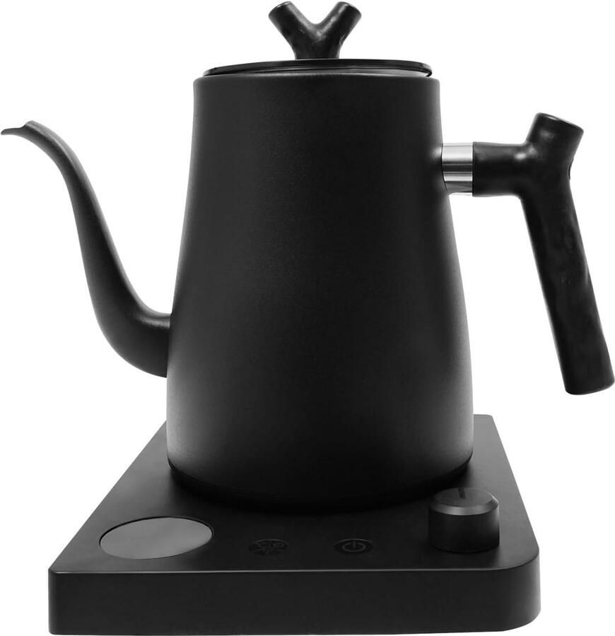 Elektrische Waterkoker met Temperatuurinstelling en Warmhoudfunctie Zwanenhals RVS