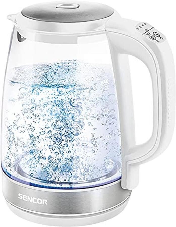 Elektrische waterkoker met variabele temperatuur en interne ledverlichting 2 0 l 2200 W Wit