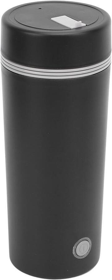 Elektrische Waterkoker Mini Boiler Warm Water Koken Dubbelwandige Isolatie 350 ml Zilver