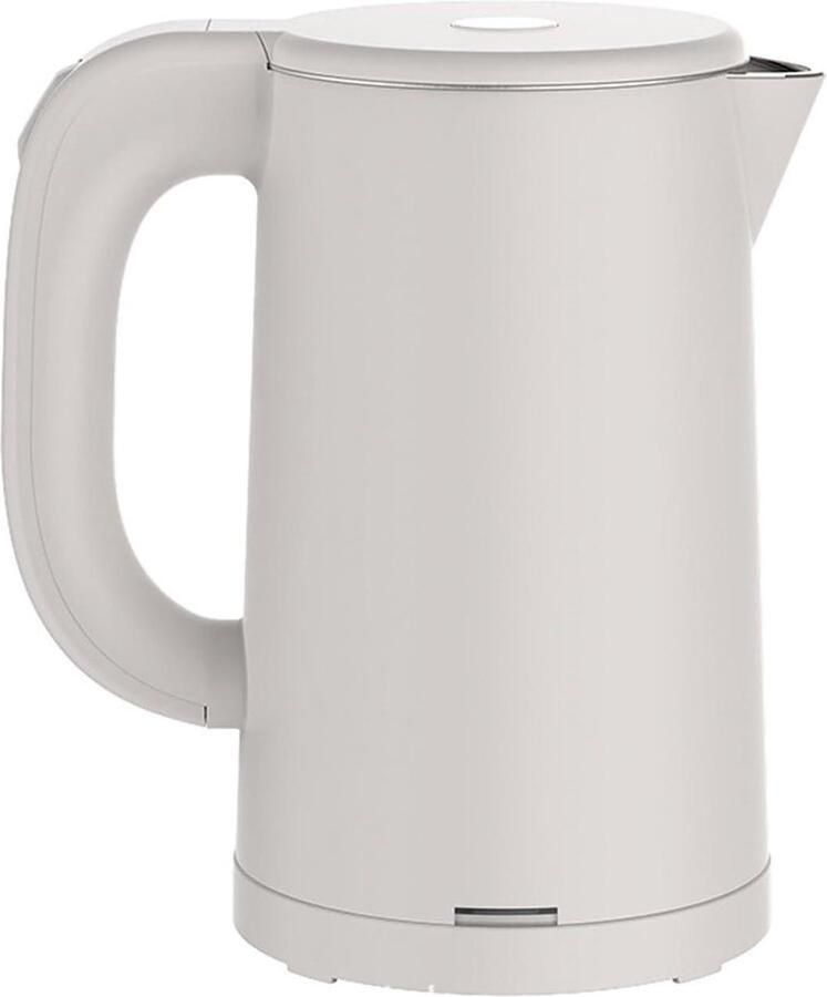 Elektrische Waterkoker Mini Waterkoker Reiskoker Snel Water Koken Automatische Uitschakeling 08L Lichtgrijs