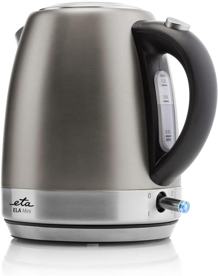 Elektrische Waterkoker Mini Waterkoker Snel Water Koken Dubbel Beveiligingssysteem 12 Liter Capaciteit Grijs