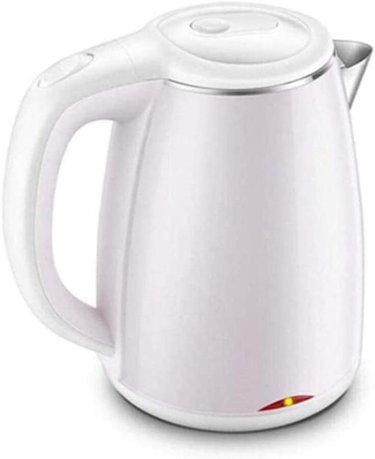 Elektrische Waterkoker Mini Waterkoker Snel Water Koken Dubbelwandig Anti-verbranding 12 Liter Roze