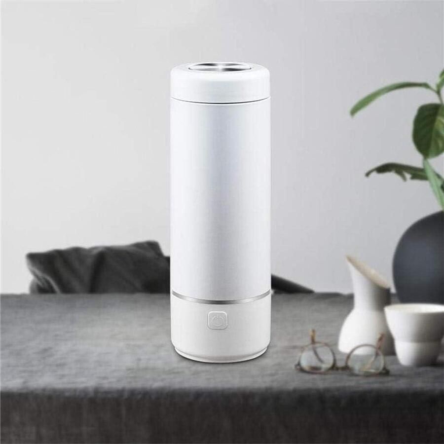 Elektrische Waterkoker Mini Waterkoker Warme Dranken Maken Automatische Uitschakeling 1 Liter Wit