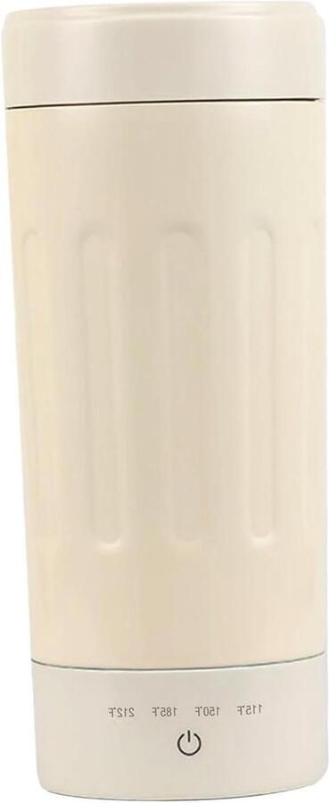 Elektrische Waterkoker Reis Ketel Snel Water Koken Draagbaar Compact Ontwerp 400 ml Inhoud Beige
