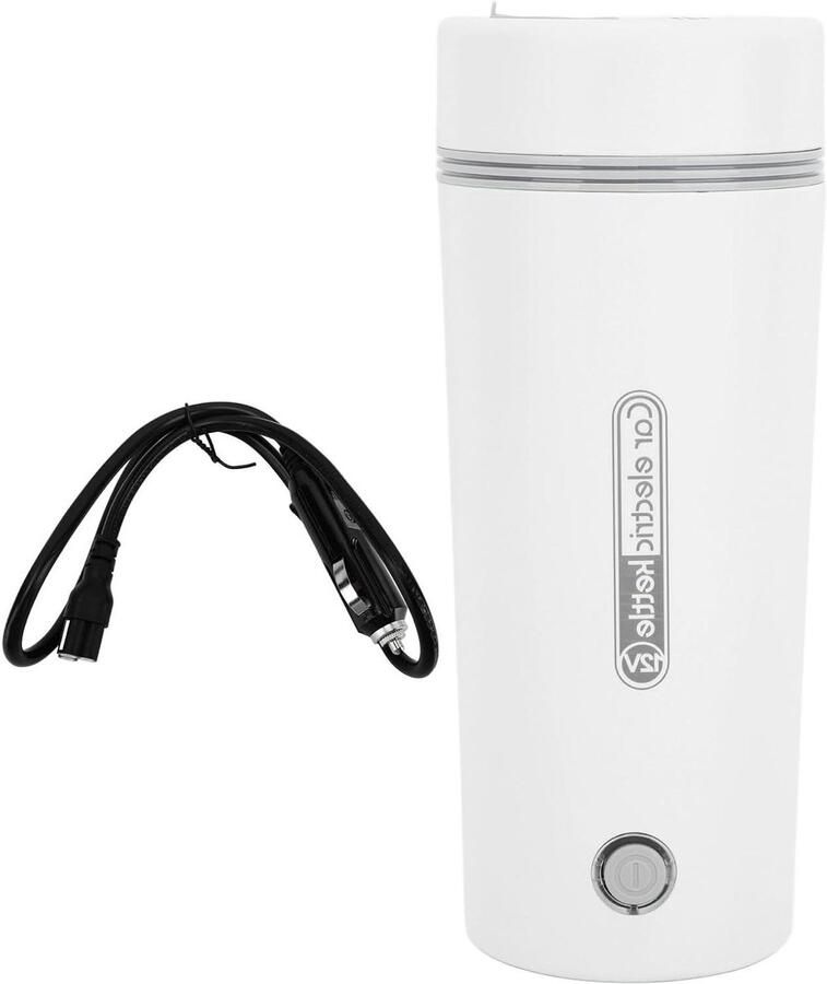 Elektrische waterkoker Reis waterkoker Onderweg water koken Snelle verwarming 350 ml Wit
