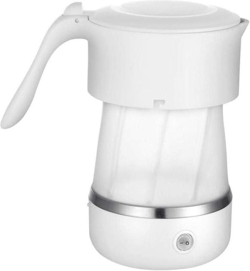Elektrische Waterkoker Reis Waterkoker Opvouwbaar Snel Water Koken Voedselveilig Materiaal 300 Gram Wit