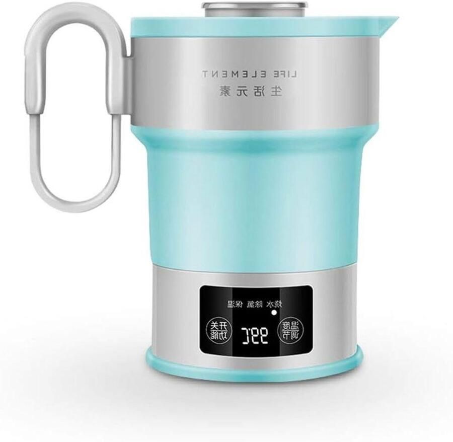 Elektrische Waterkoker Reis Waterkoker Snel Water Koken Opvouwbaar Ontwerp 6 Liter Rood