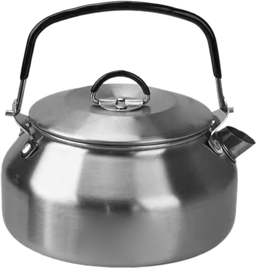 Elektrische waterkoker Reis waterkoker Warme dranken maken Opvouwbare structuur 08 liter Zilver