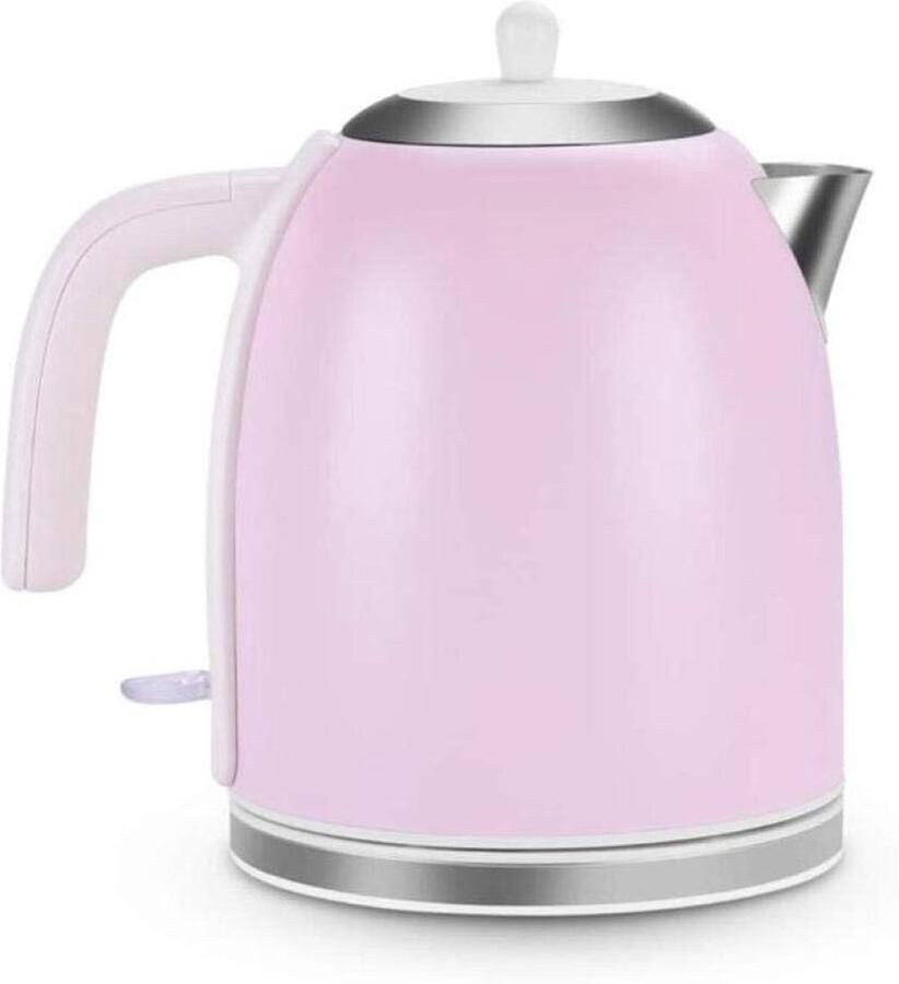 Elektrische Waterkoker Reiskoker Mini Snel Water Koken Automatische Uitschakeling 1L Roze