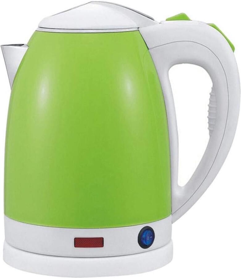 Elektrische Waterkoker Roestvrij Staal Koker Snel Water Koken Dubbelwandige Isolatie Automatische Uitschakeling Blauw