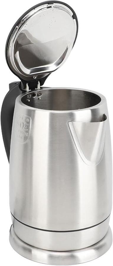 Elektrische Waterkoker Roestvrijstalen Ketel Snel Thee Zetten Automatische Uitschakeling 2.0 Liter Zilver