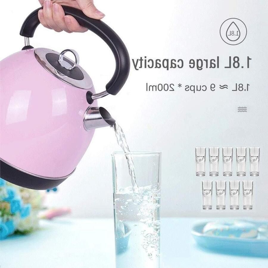 Elektrische Waterkoker Roestvrijstalen Ketel Snel Water Koken Automatische Uitschakeling 18 Liter Geel
